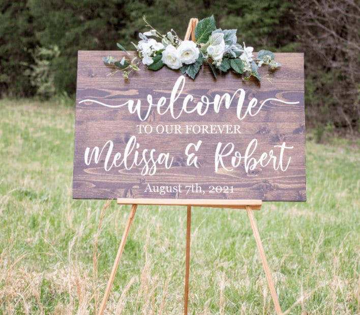 Welcome Sign Stickers. DIY Wedding Sign Stickers Welcome Sign Stickers. DIY Wedding Sign Stickers