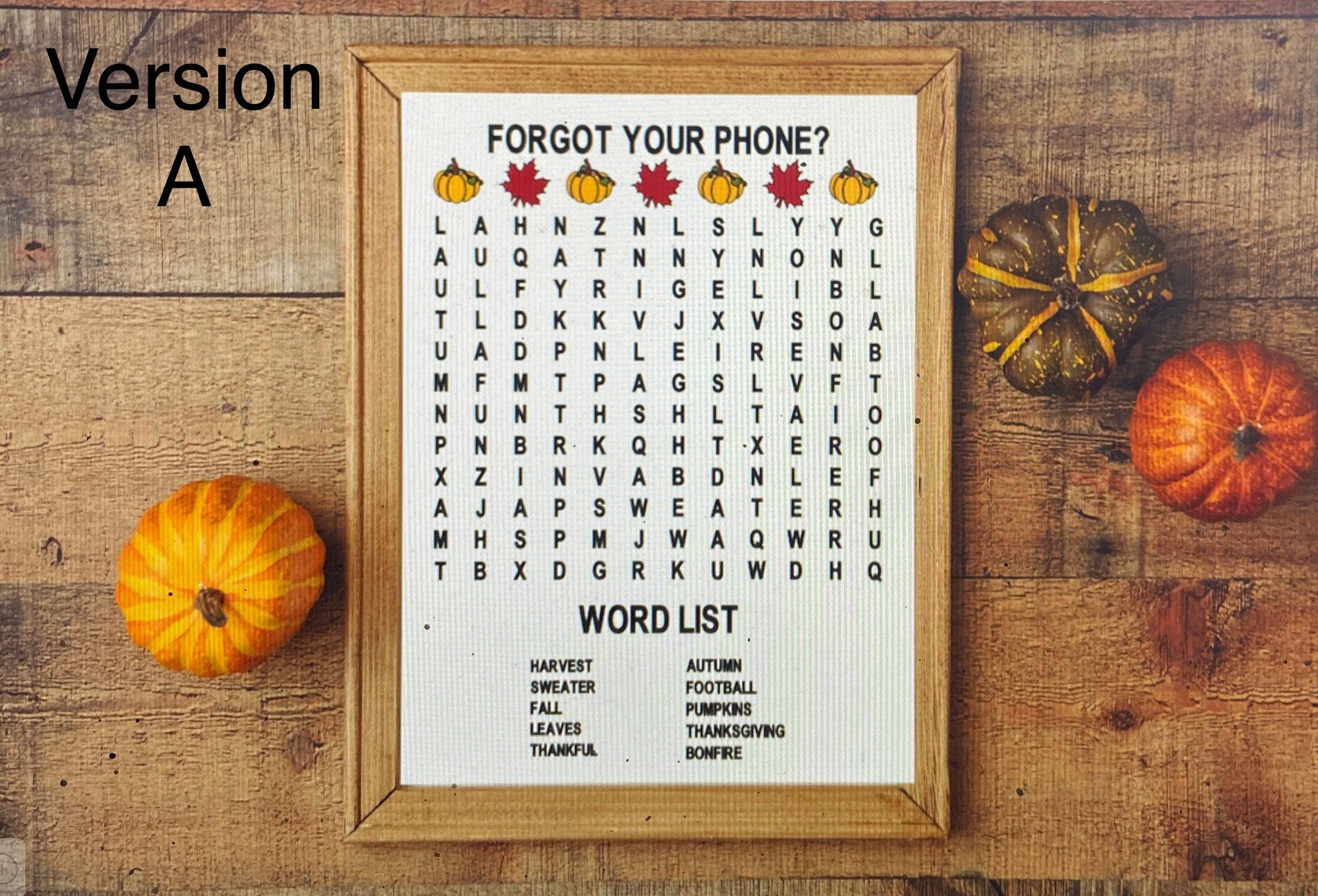 Fall Word Search Sign Forgot Your Phone Fall Bathroom Decor Bathroom Signs Autumn Bathroom Signs Restroom Sign Bathroom Sign