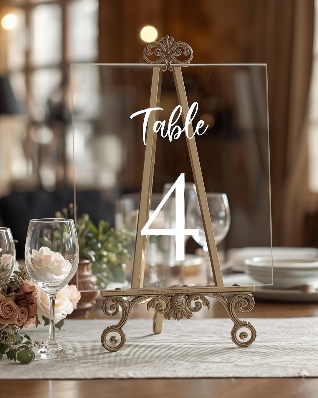 Wedding Table Number Decals, DIY Vinyl Stickers - Etsy