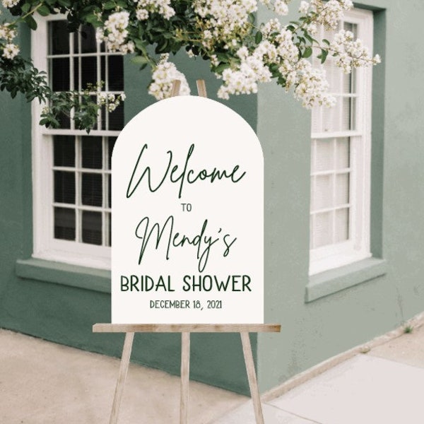 Bridal Shower Mirror Sign Etsy