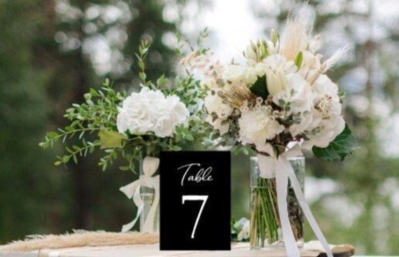 Table number decals. Vinyl table numbers. Stickers for table numbers. Wedding table numbers decals. DIY table number decals. Wedding