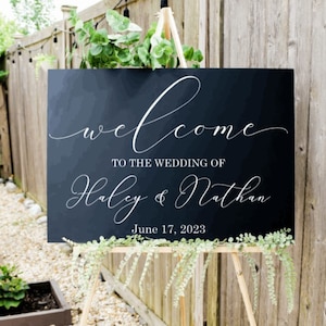 Wedding welcome sign decals. Welcome wedding sign stickers. Vinyl decals for wedding signs. Wedding mirror decals.    s.