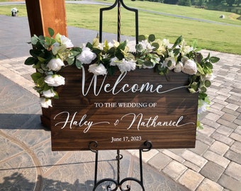 Welcome Wedding sign decals. Wedding welcome sign stickers. Wedding mirror decal. Wedding sign stickers for Mirrors /acrylic/ wood