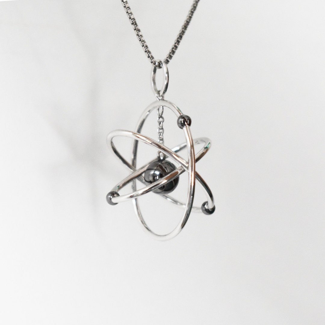 Awesome Atoms Pendant 3D Atom Pendant, Unique Pendant, Science Gifts