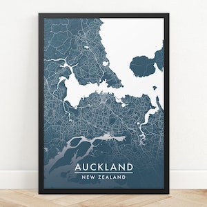 Impresión del mapa de la ciudad de Auckland, arte del mapa de calles, cartel del mapa de Auckland, impresión del mapa de Auckland, arte de la pared del mapa de la ciudad, mapa de Auckland, cartel de viaje, impresión del mapa