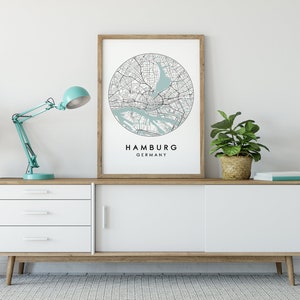 Custom City Map Print, City Map, Custom Map Print, City Map Wall Art, Custom Map, Travel Poster, Map Print, Personalised Gift image 7