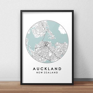 Auckland City Map Print, Street Map Art, Auckland Map Poster, Auckland Map Print, City Map Wall Art, Auckland Map, Travel Poster, Map Print