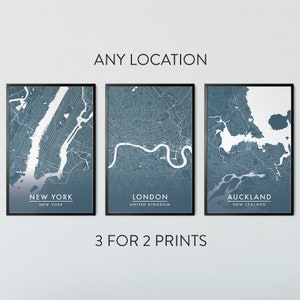Impressão de mapa de cidade personalizado, qualquer mapa de cidade, impressão de mapa personalizado, arte de parede de mapa de cidade, mapa personalizado, pôster de viagem, impressão de mapa, presente personalizado