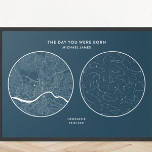 Impresión personalizada de mapas de estrellas y de ciudades, regalo de bodas, regalo de aniversario, impresión de mapas personalizada, mapa de estrellas, mapa personalizado, impresión de mapas, regalo personalizado