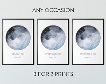 Custom Star Map Print: Anniversary, Wedding, Night Sky Poster