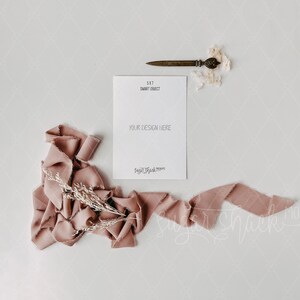 Card Mock Up, Stationary Mockup, 5x7 Mockup, Boho Wedding Mockup, Wedding Mock Up Instant Download, 5x7 Card Mockup, Wedding Card Mockup