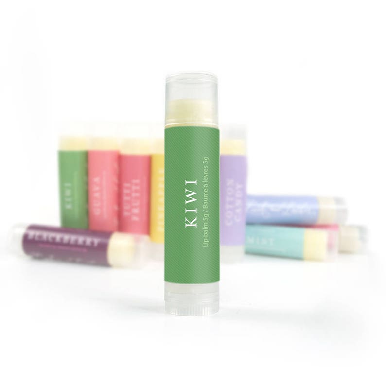 Kiwi Lip Balm Natural Lip Care, Lip Butter, Handmade Lip Balm, Beeswax