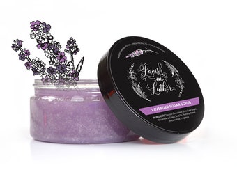 Lavender Sugar Scrub | Body Sugar Scrub, Exfoliating Sugar Scrub, Handmade Sugar Scrub, Natural Skin Care