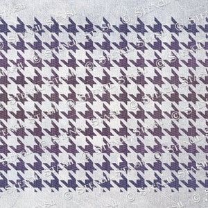 Schablone &#39;Hahnentritt&#39; Muster, Möbel, Dekoration, Stoff, Basteln, wiederverwendbar DICKER 250/10mil MYLAR, von Stencil Stash