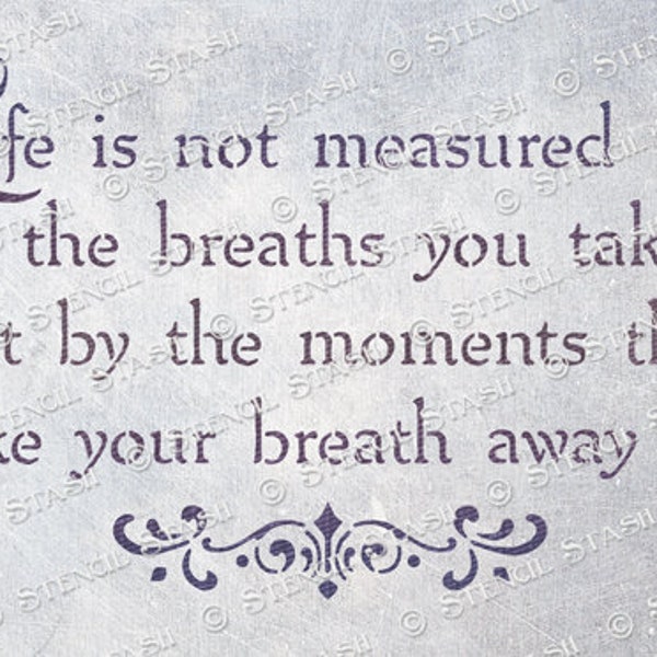 Quote Stencil - Etsy