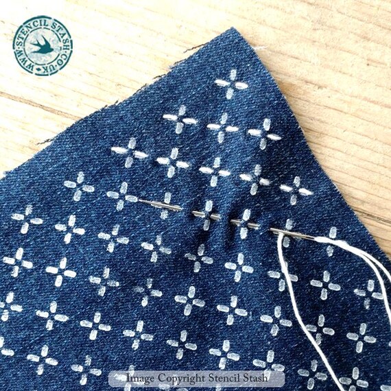 STENCIL 'diamond Lattice' 019 Sashiko Template, Slow Stitching