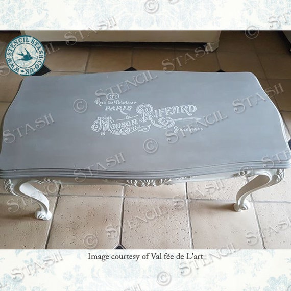 Americana Decor Stencil 12/"X12/"-Old French Script