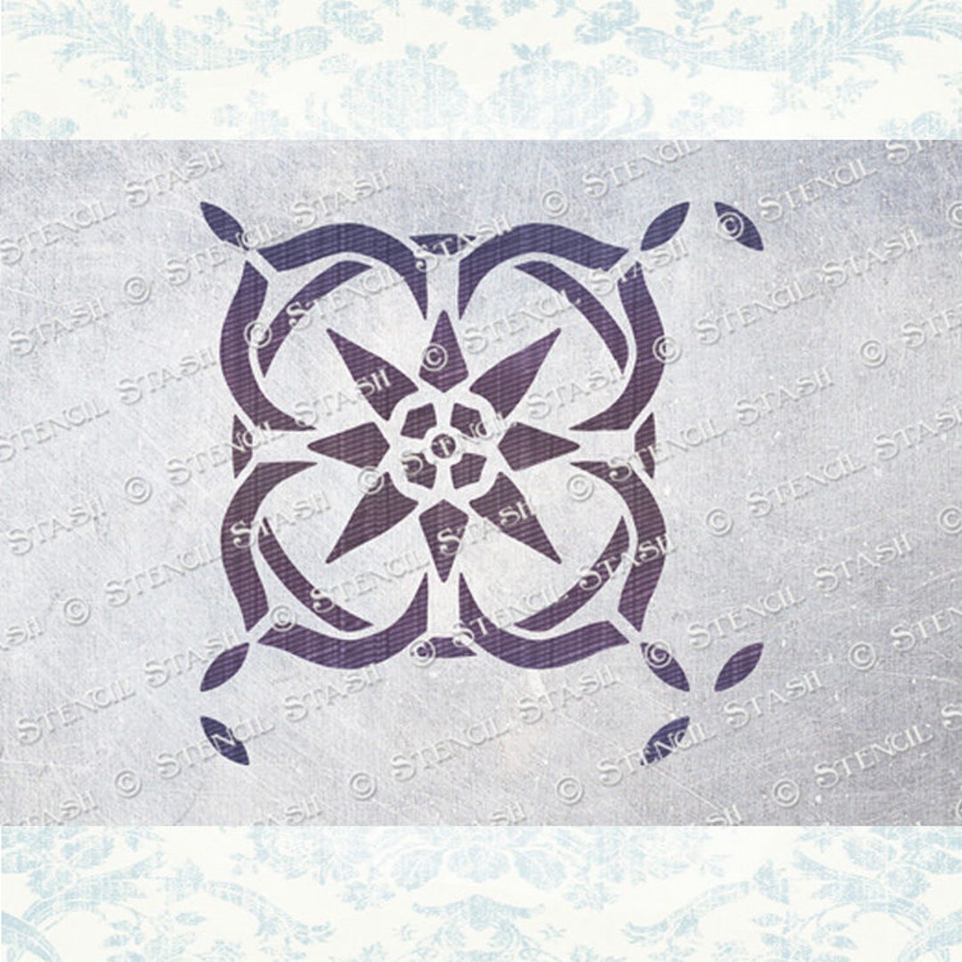 STENCIL 'tile Meknes' 4 Sizes, Moroccan, Furniture, Wall, Floor ...