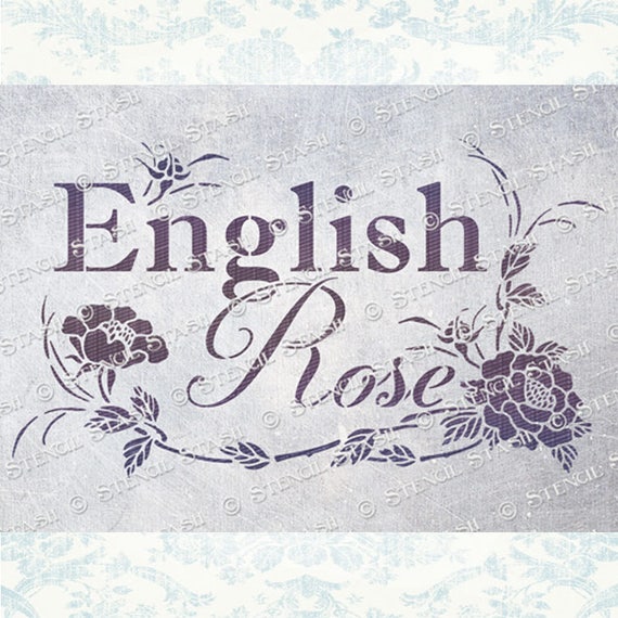 BISTRO LE COQ fabric stencils Stencil vintage French shabby chic furniture