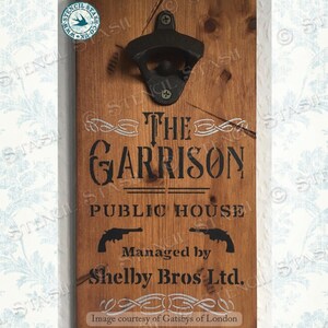 STENCIL 'peaky Blinders Garrison' English Vintage Pub, Sign, Furniture ...