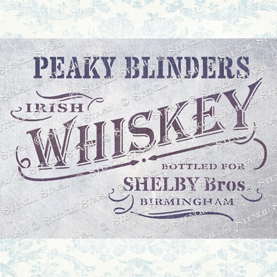 high detail airbrush stencil PEAKY BLINDERS 5 FREE POSTAGE