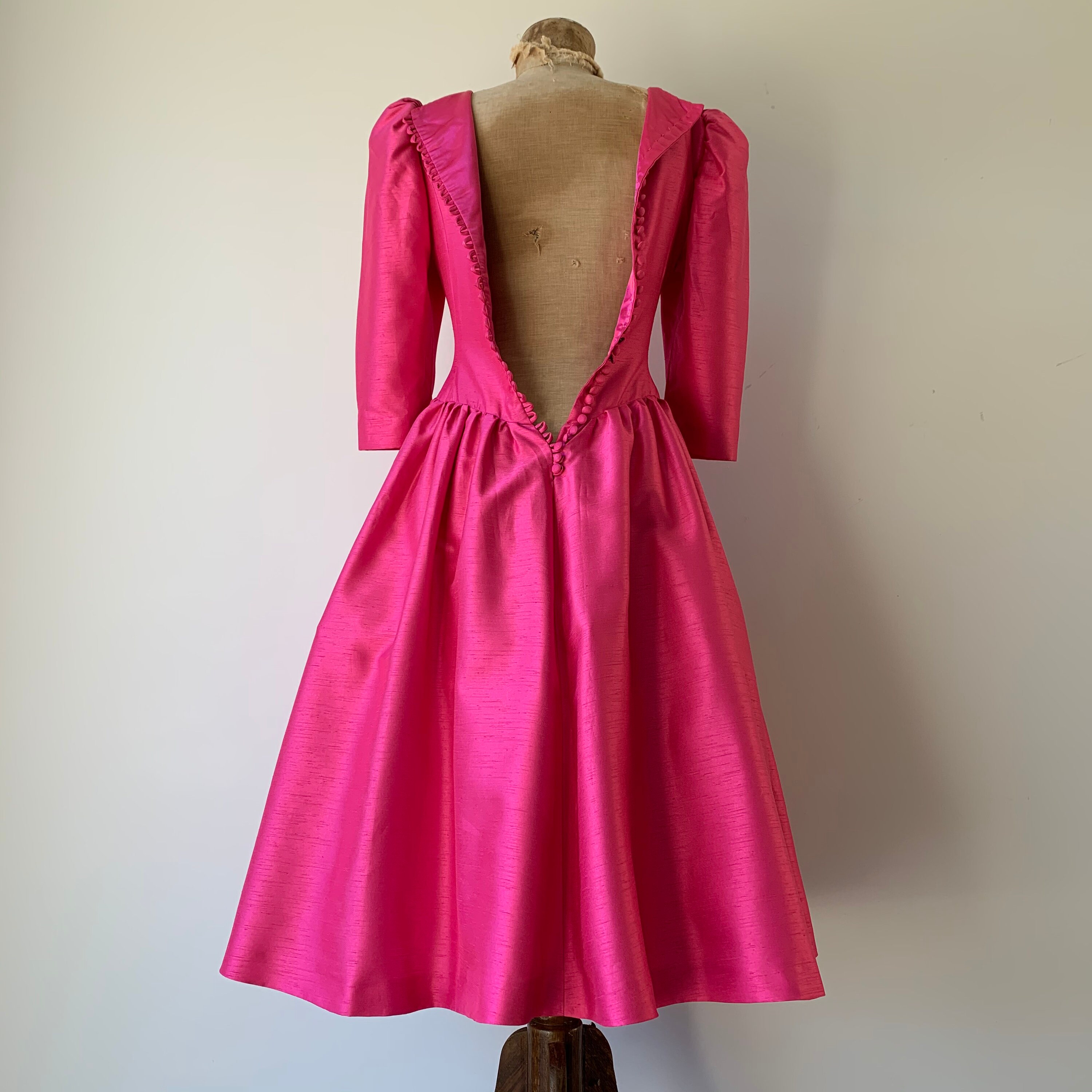 1980s Pink Prom Dress 1980s Bridesmaids Dress Etsy 1980s-pink-prom-dress-1980s-bridesmaids-dress-etsy