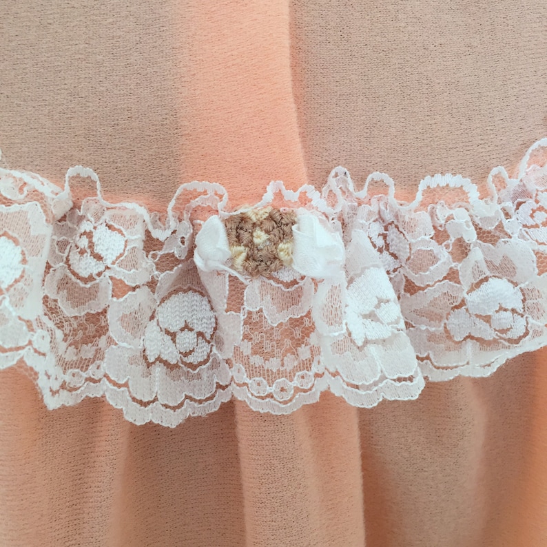 Vintage Peach Night Gown