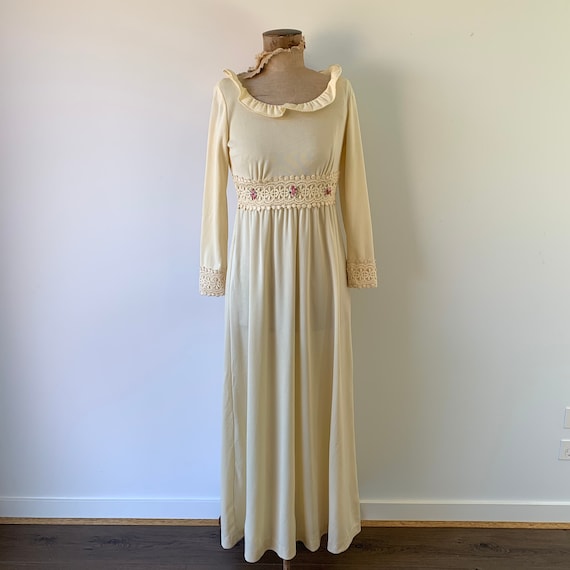 1970s Boho Goddess Dress