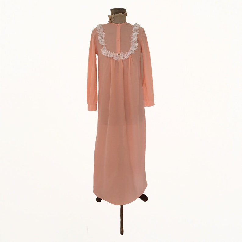 Vintage Peach Night Gown