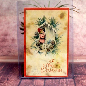 Antique Post Card, 1914, Postmarked, A Merry Christmas       B61