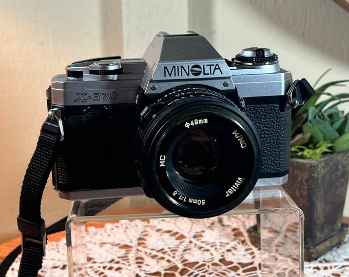 Vintage, Minolta, X370 SLR, 35 Mm, Film Camera 1970's, B54828