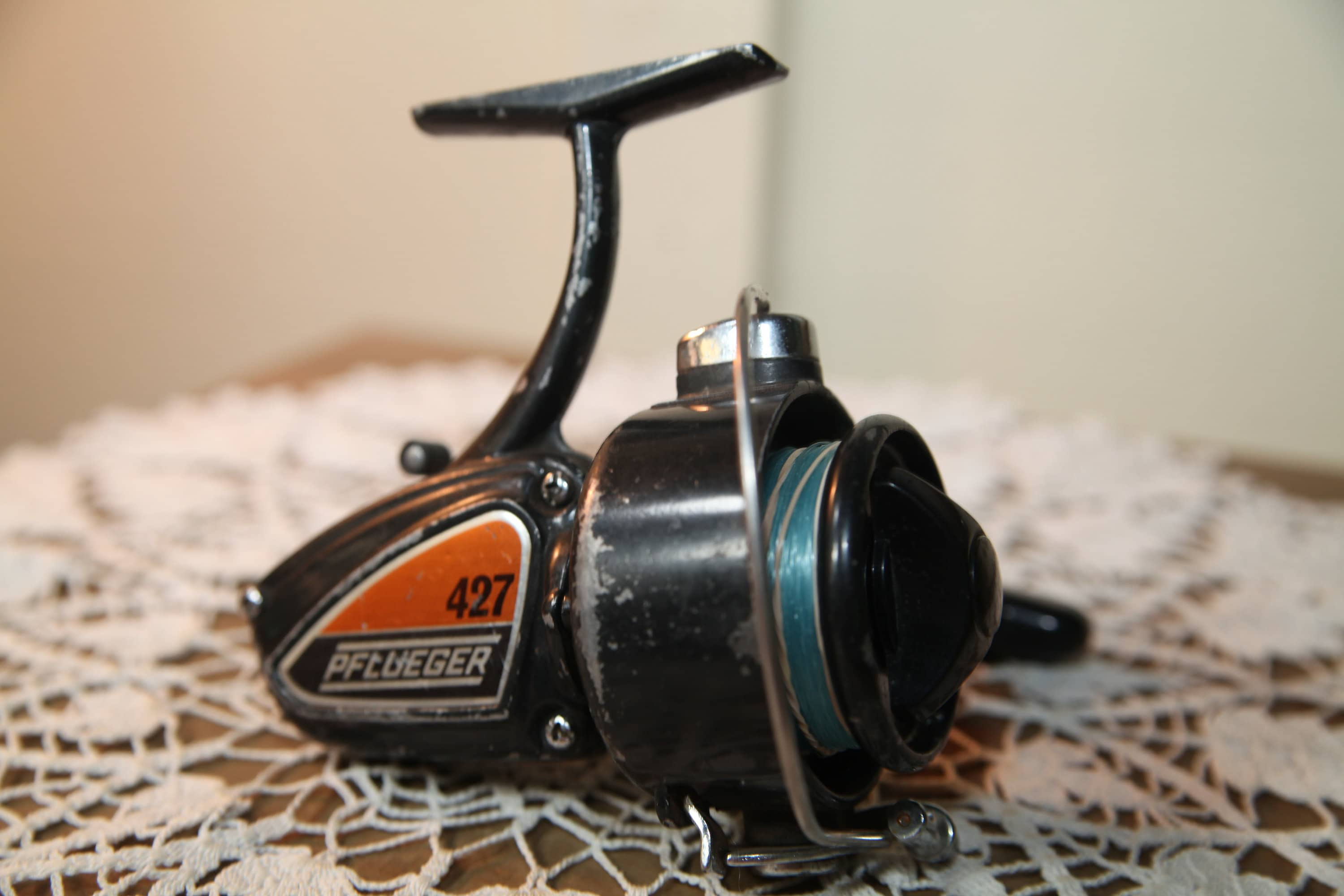 Pfuleger Fishing Reel Rare From the 70's, Spinning, Fresh Water B9-6-27 