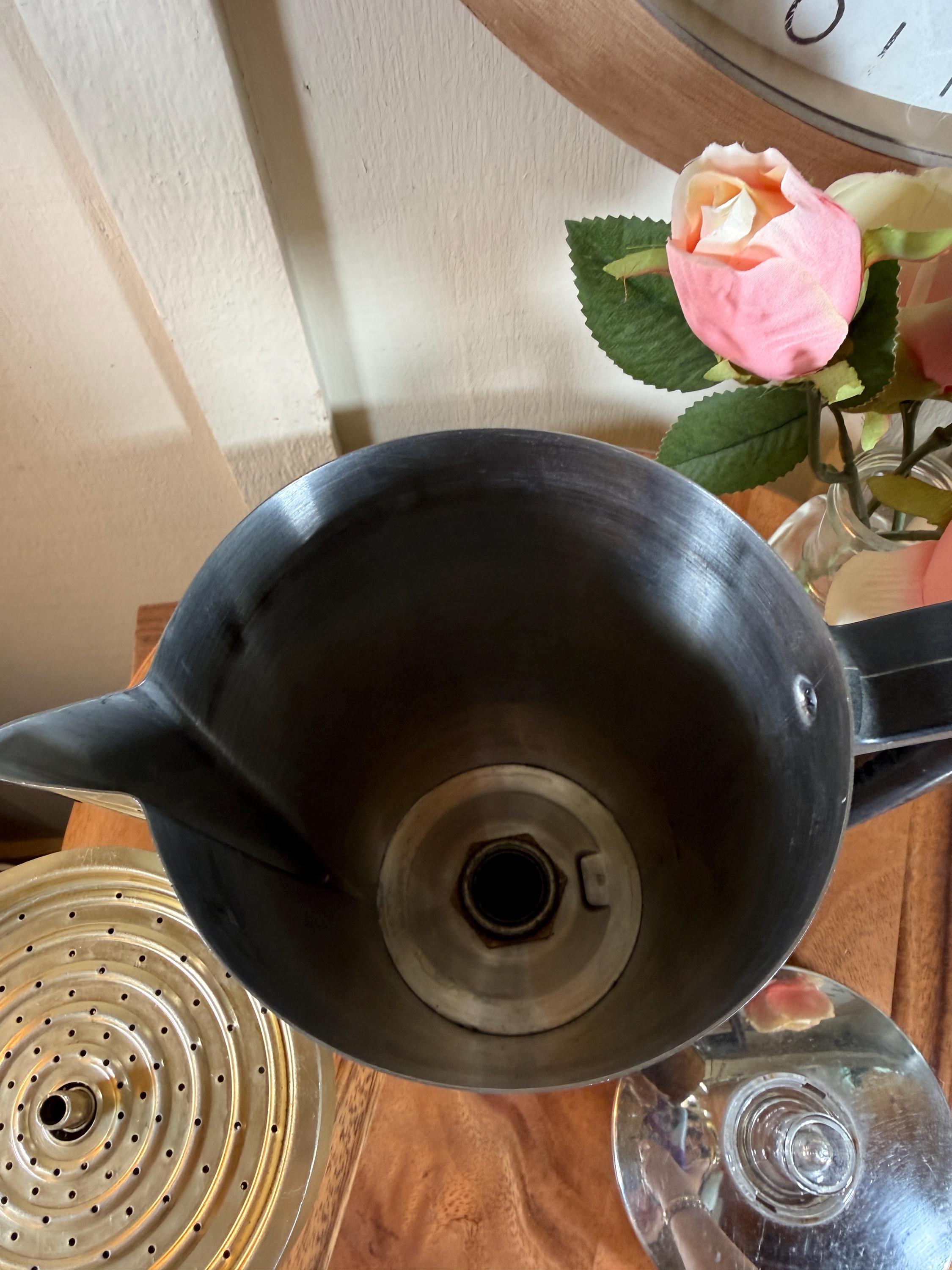 Vintage, Presto, Stainless Steel, 9 Cup, Coffee Pot, Percolator