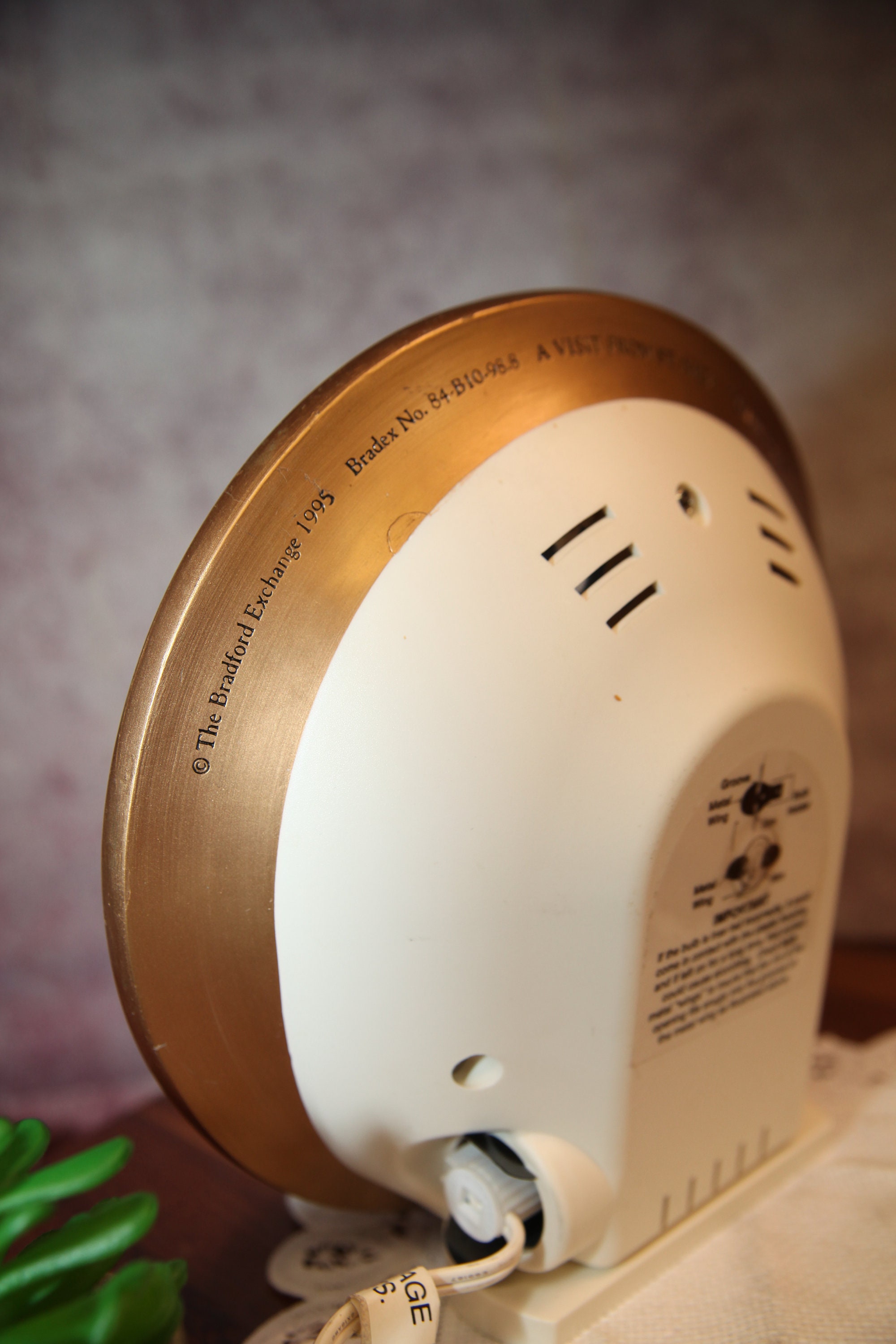 A Visit From Santa Light Up Plate Christmas Bradford Etsy