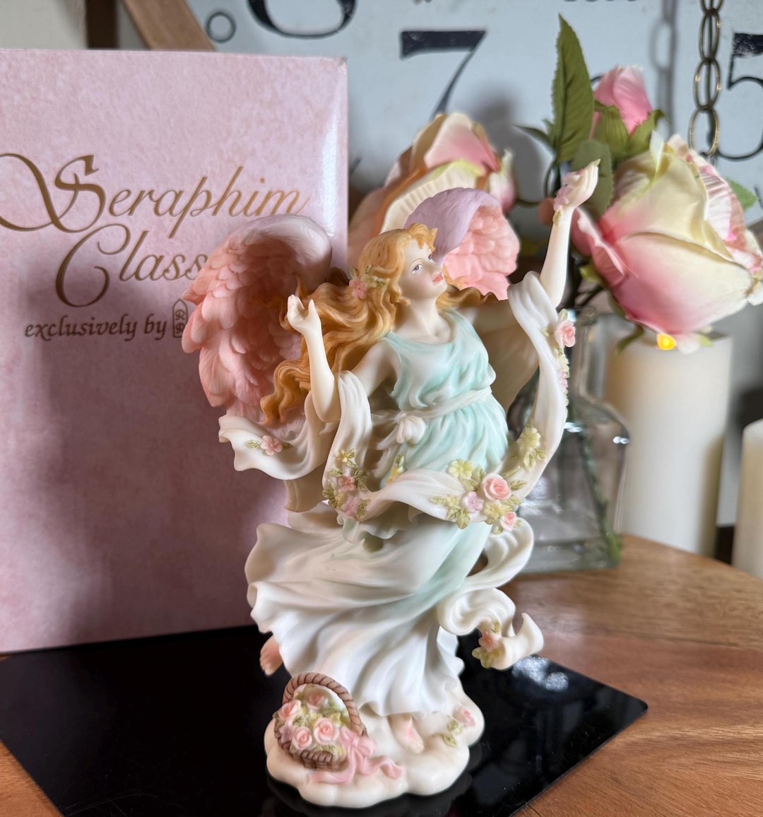 Seraphim Angel Classics, Chelsea, Summers Delight, Roses in Basket