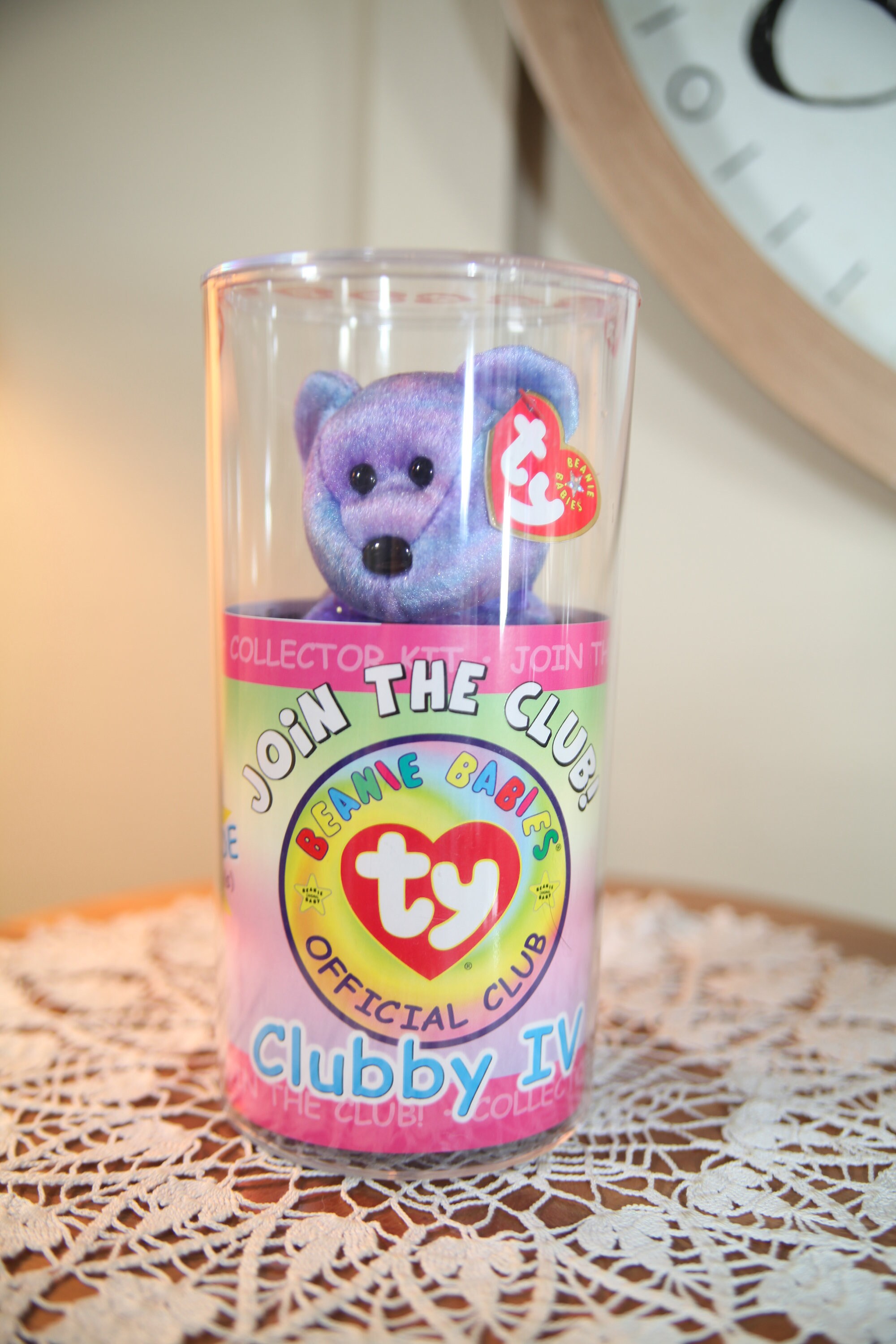 TY Beanie Baby Collection Retired Clubby IV 2001 Possible W/ TY