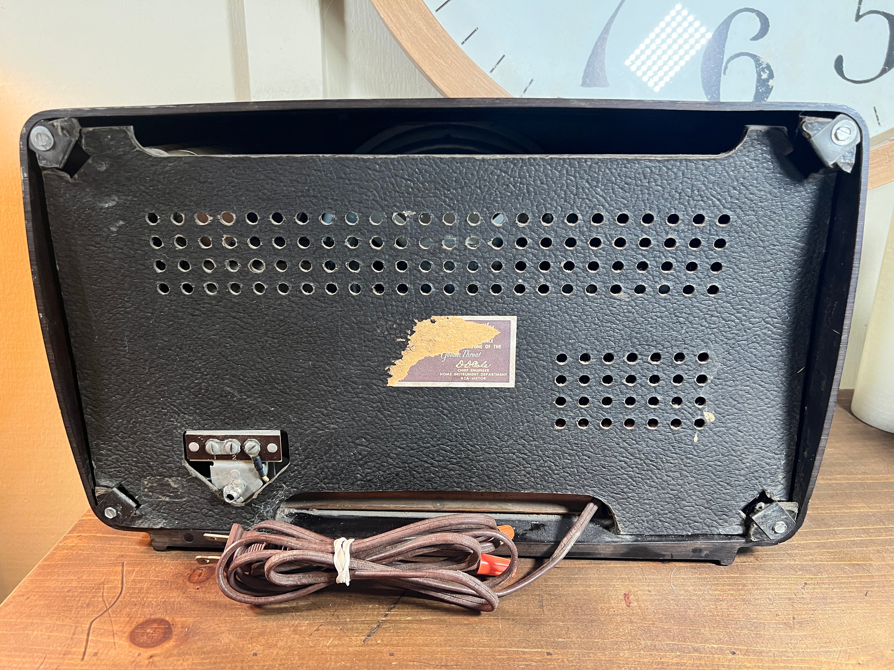 ヴィンテージ、RCA、ビクター、ベークライトブラウン、ゴールデン