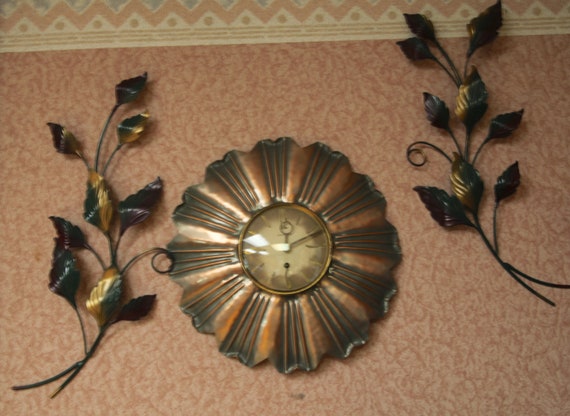 Vintage Solid Copper Endura Mechanical Key Wound Wall Clock - Etsy Australia