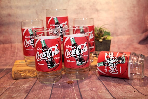 ヴィンテージ コカコーラ グラス 6 個セット、ドリンクグラス、コーク