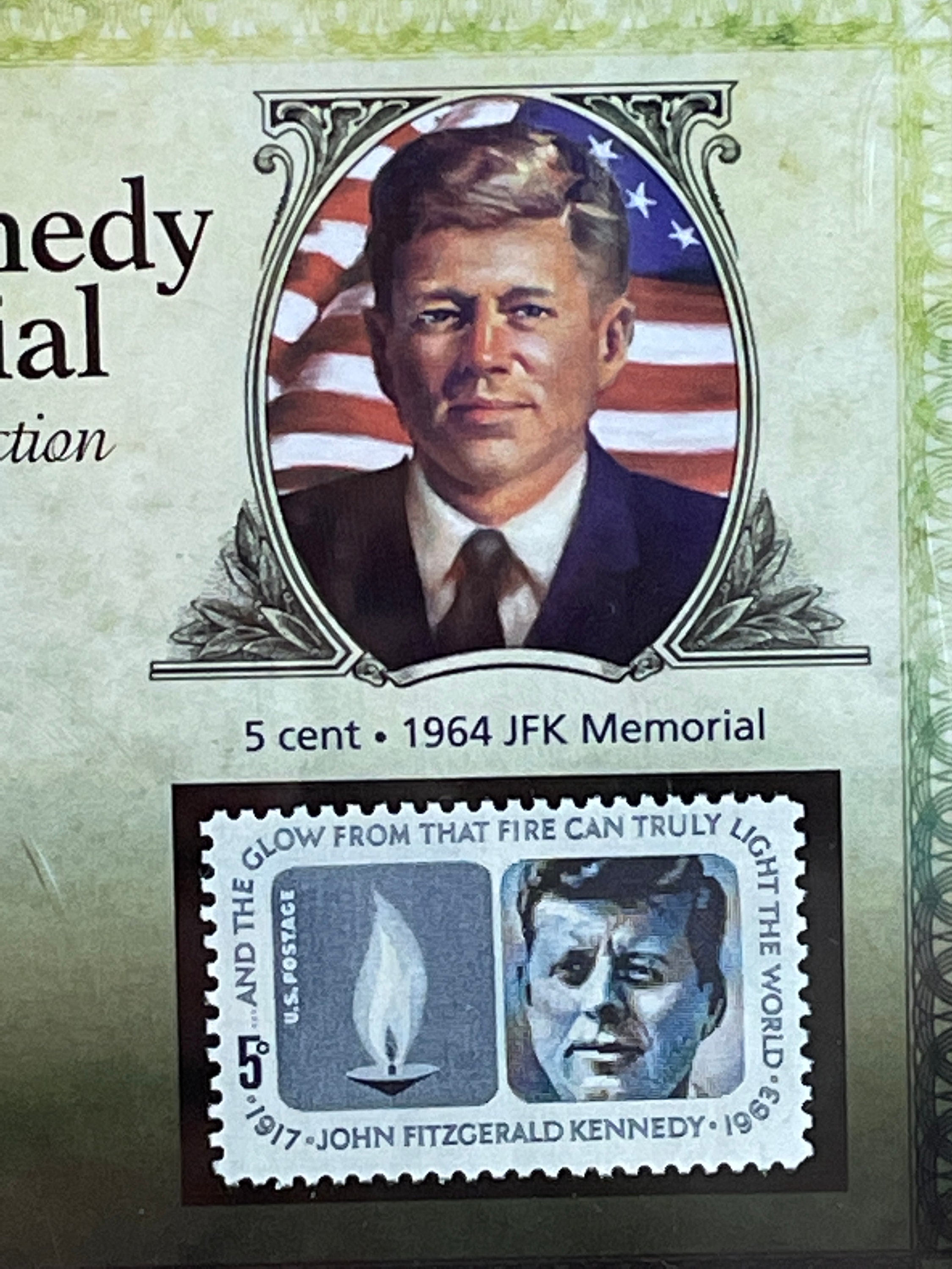 ヴィンテージ、ジョン F. ケネディ生誕 200 周年記念コイン & 切手セット、5.5 インチ、コレクターズアイテム、1963 年 B45-7-4  (#3) - Etsy 日本