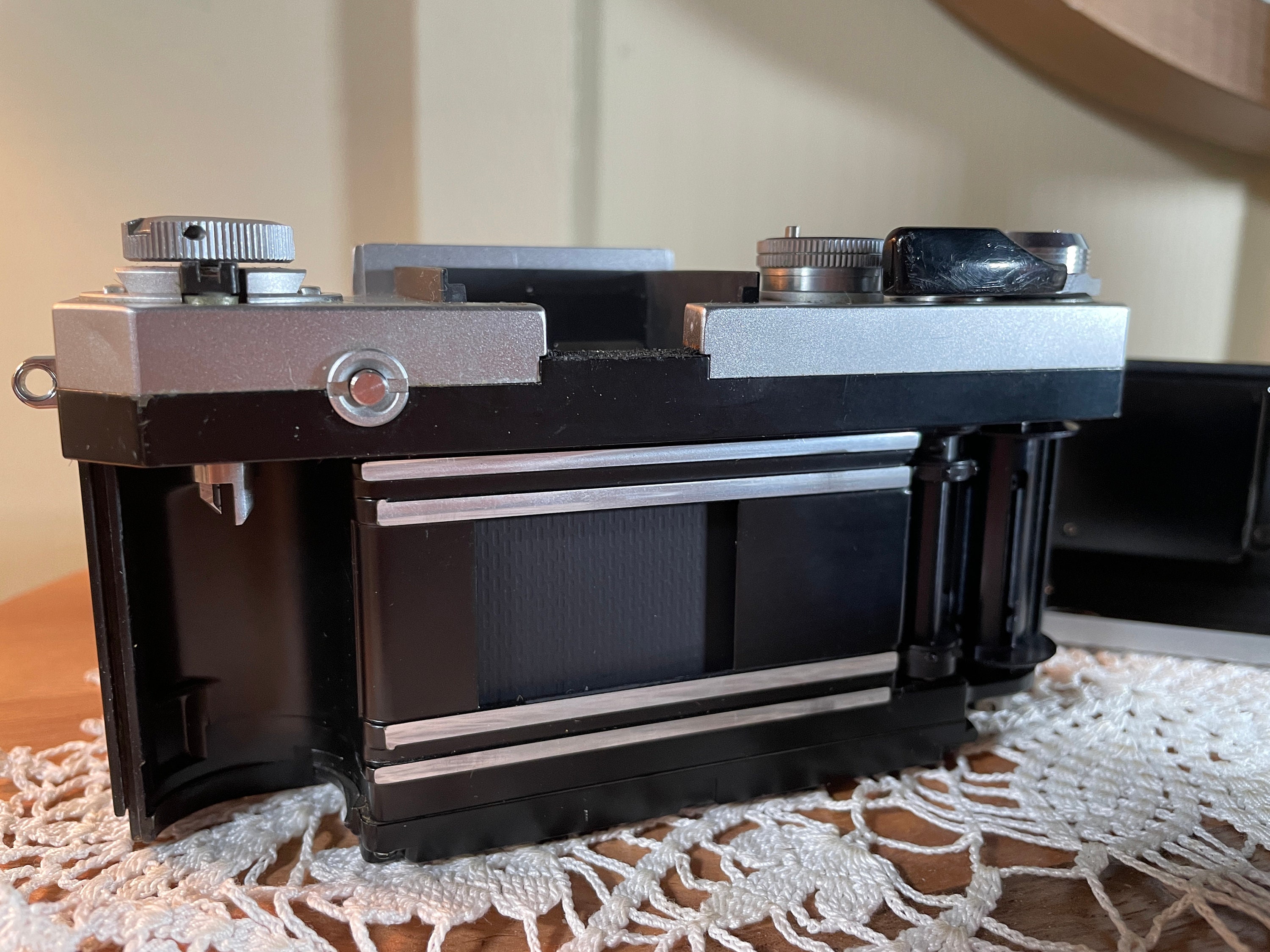 Camera Nikon F Apollo FTN 35mm SLR Film Classic Camera, Black Body