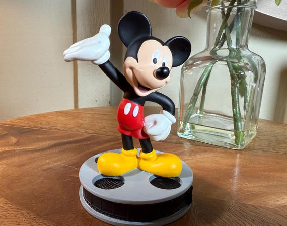 Applause 1999 Disney Collectable Mickey Mouse Standing on a Film