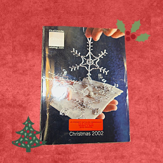 Vintage 2002 JC Pennys Holiday Christmas Catalog, Wish Book, Toys