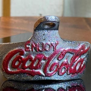 Apribottiglie vintage da parete, Coca Cola, prodotto negli USA, B52-8-1