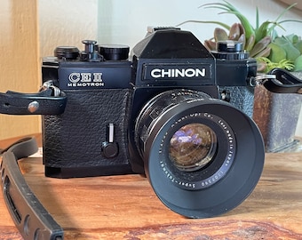VMPD7-416-40 CHINON 35mm コンパクトフィルムカメラ ビンテージカメラ Chinon 35mm一眼レフフィルムカメラ、C E II、ASAHI