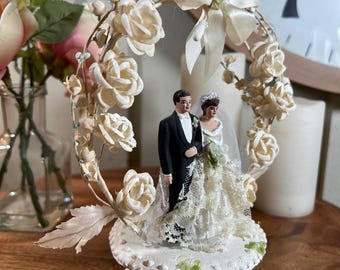 Vintage, Wedding Cake Topper, 