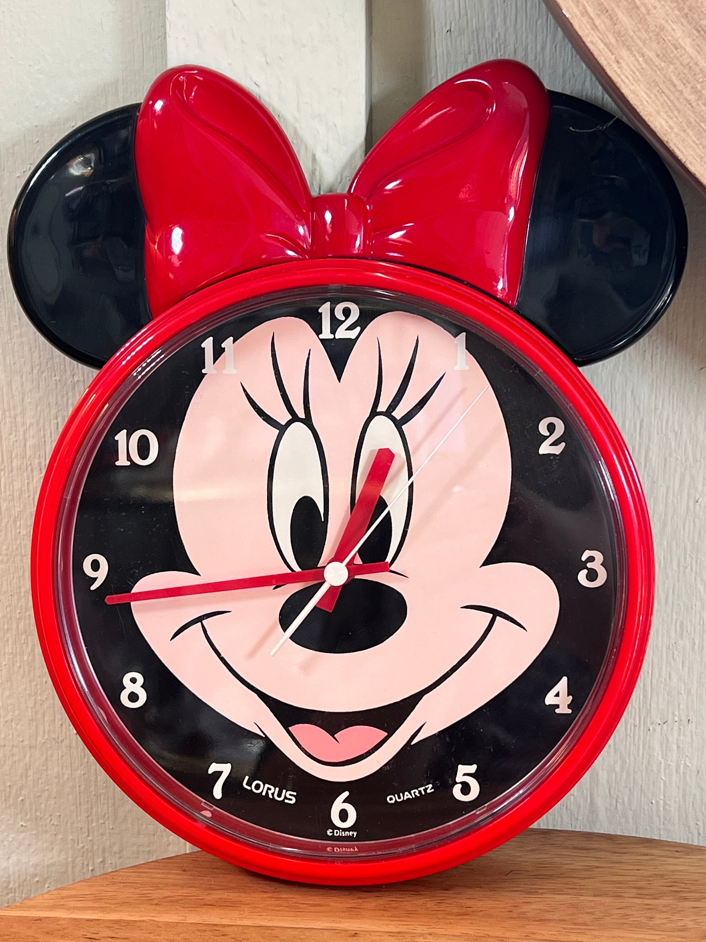 Vintage, Minnie Mouse, Ears & Bow, Disney, Lorus, Quartz, 11