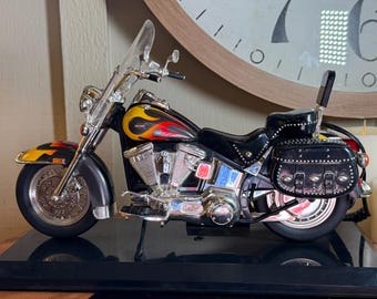 HARLEY-DAVIDSON Land Line Telemania Heritage Softail Red/yellow