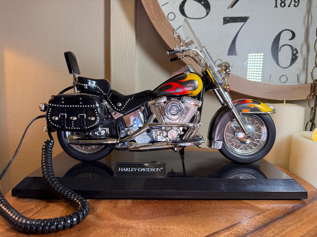 HARLEY-DAVIDSON Land Line Telemania Heritage Softail Red/yellow