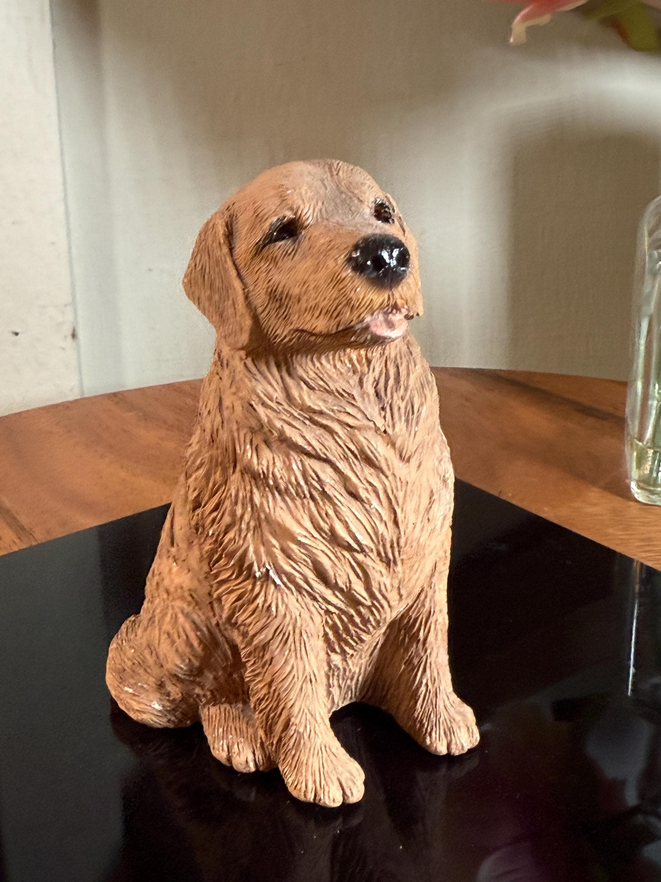 Sandicast, Tan, Golden Retriever, Statue, Figurine, 5”, Smaller 